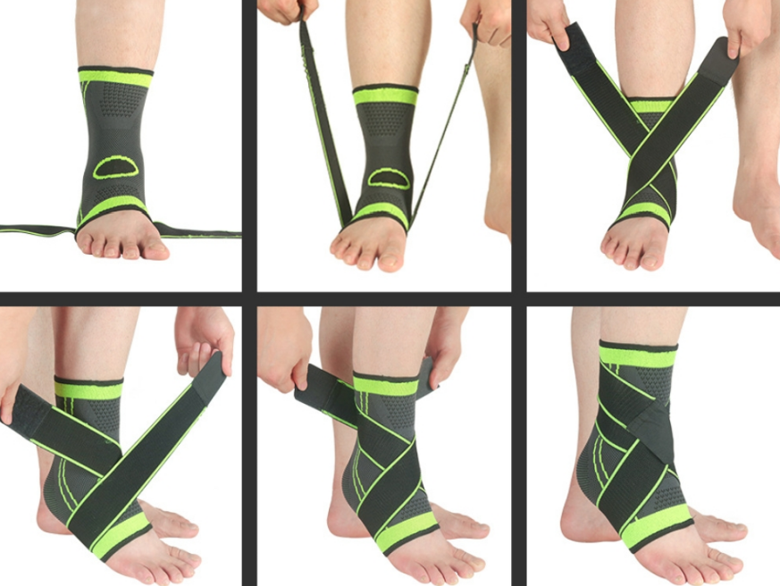 Ankle support or sleeve for ankle